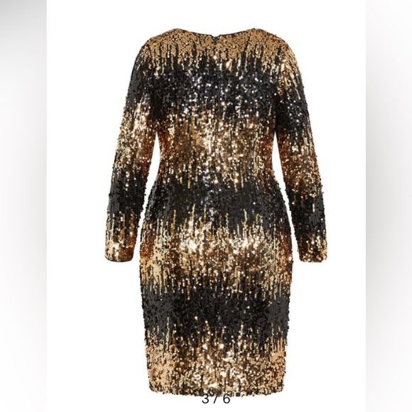 NWT CITY CHIC IRRESISTIBLE WRAP DRESS - Picture 2 of 3